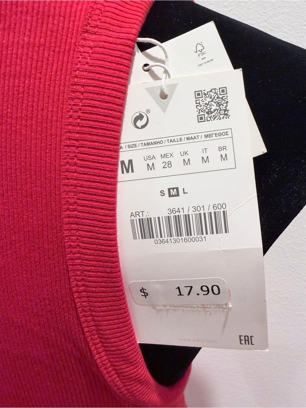 Zara Red Ribbed Tank Maxi Dress - Picture 3 of 4